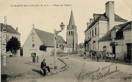 Cartes postales anciennes de Saint-Martin-de-la-Place (49160) - Actuacity